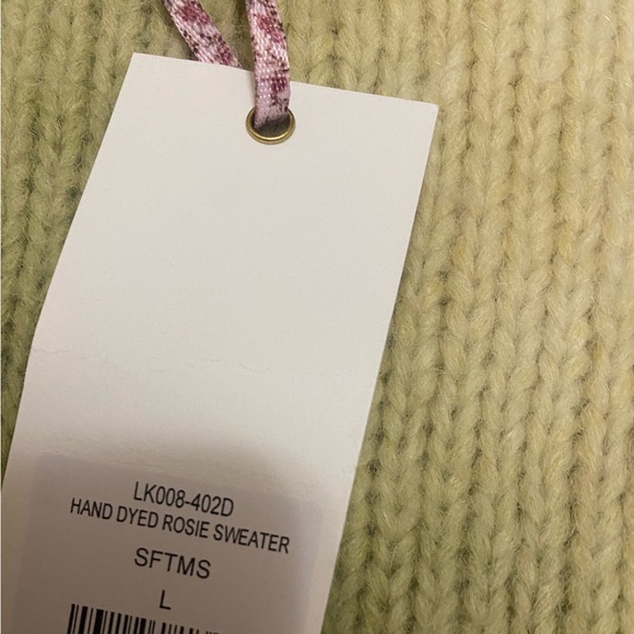 LoveShackFancy - Women’s Rosie Pullover Sweater - Green - Picture 7 of 9